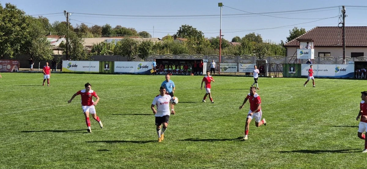 Unirea Sântana și-a adjudecat derby-ul de la Felnac și se desprinde în Liga a IV-a