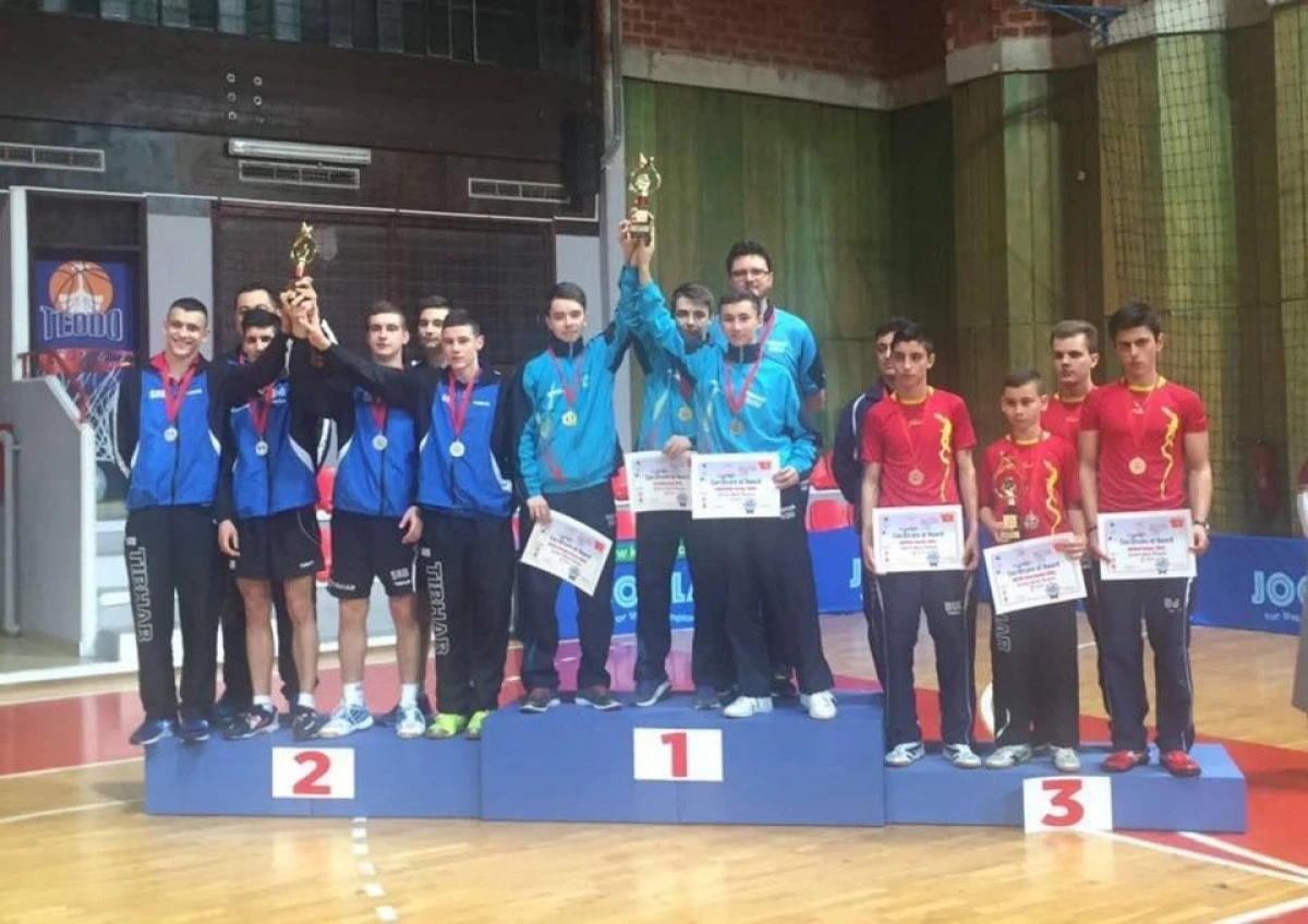 UPDATE: PAUL MLADIN, DUBLU MEDALIAT BALCANIC LA TENIS DE MASĂ