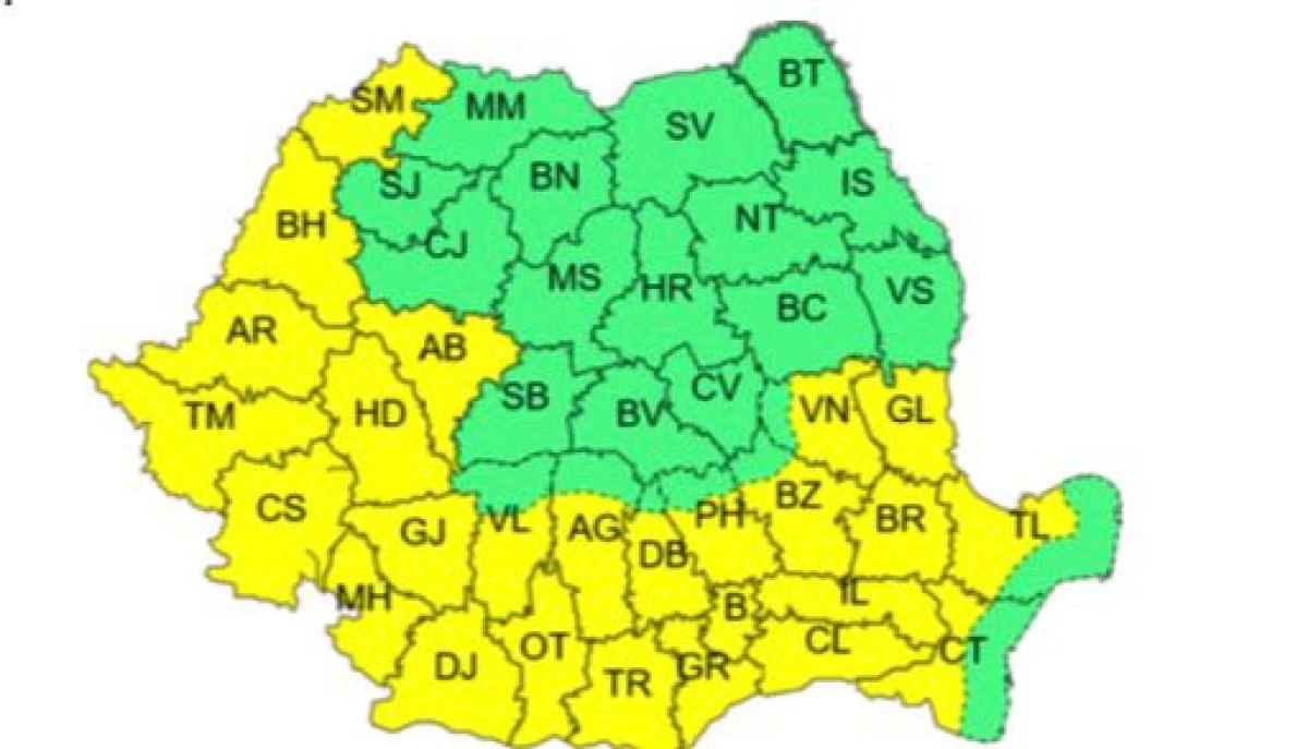 Urmează zile cu temperaturi ridicate! Cod galben în județul Arad în intervalul 6-9 august