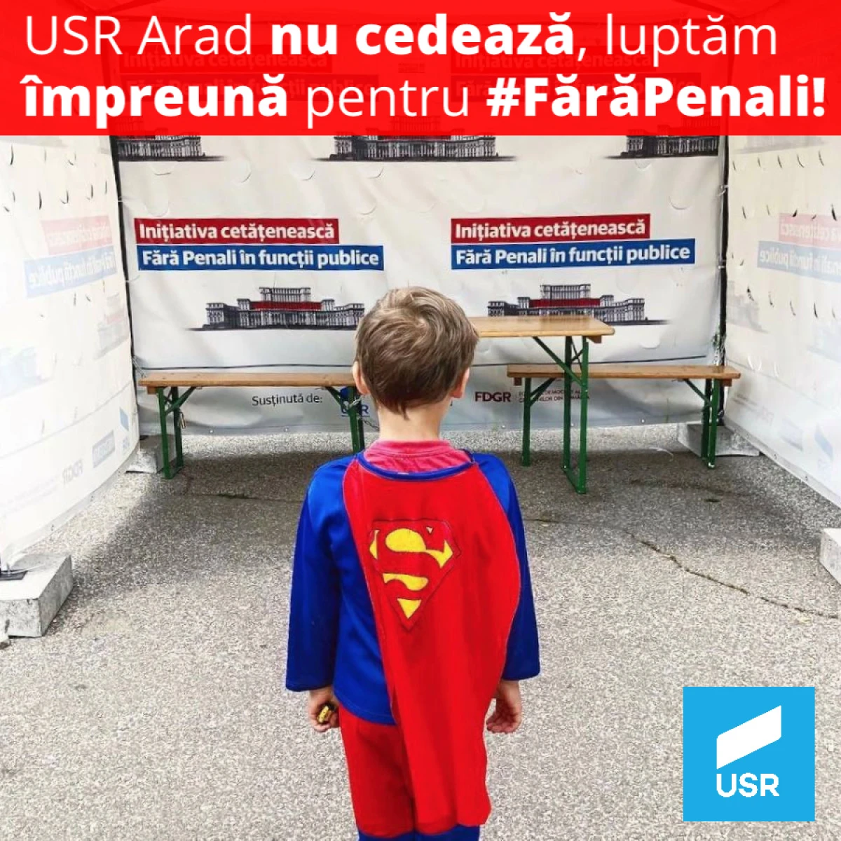USR Arad: Campania ”FărăPenali” continuă în Arad  și în toată țara