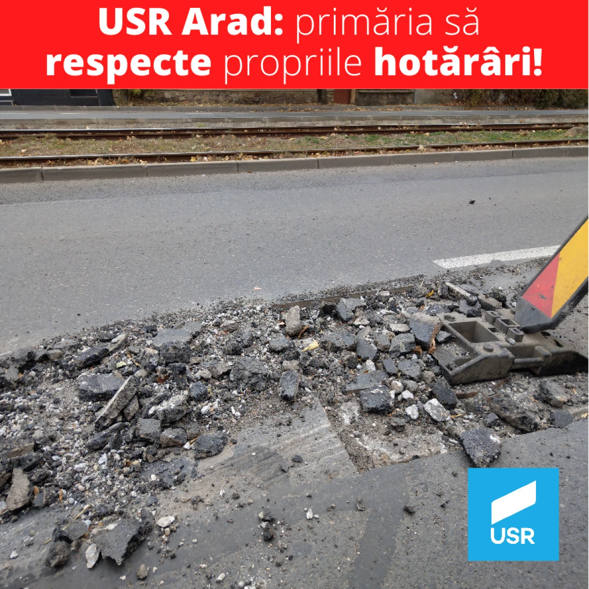 USR Arad cere administrației să respecte propriile Hotărâri de Consiliu Local