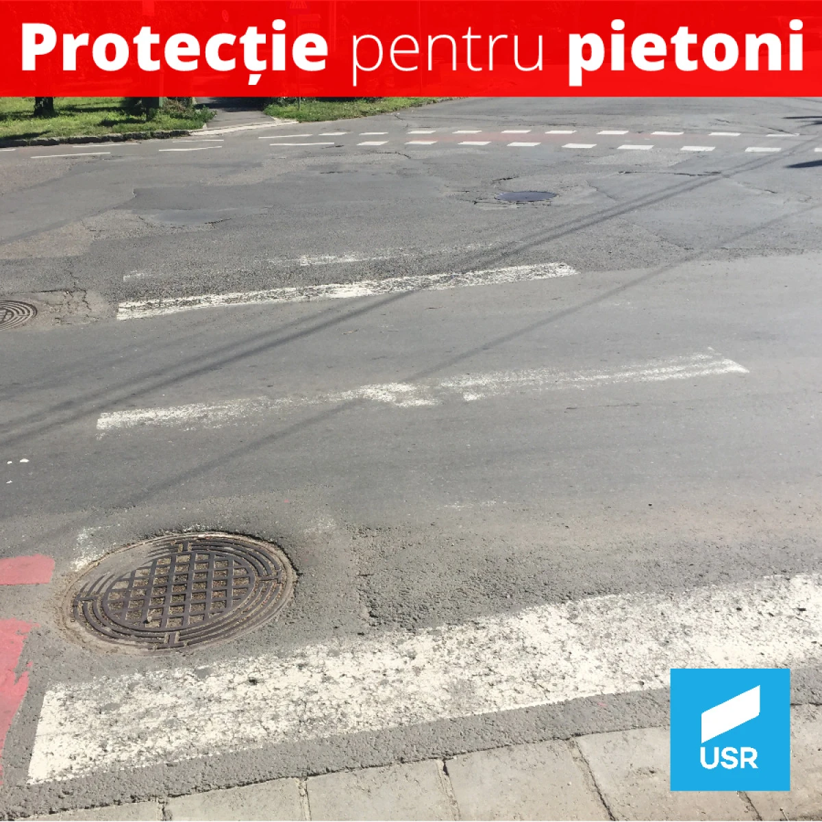 USR Arad cere protecție pentru pietoni