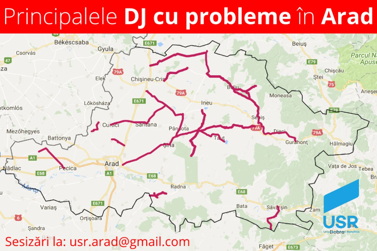 USR Arad continuă proiectul ”Drumurile la control”