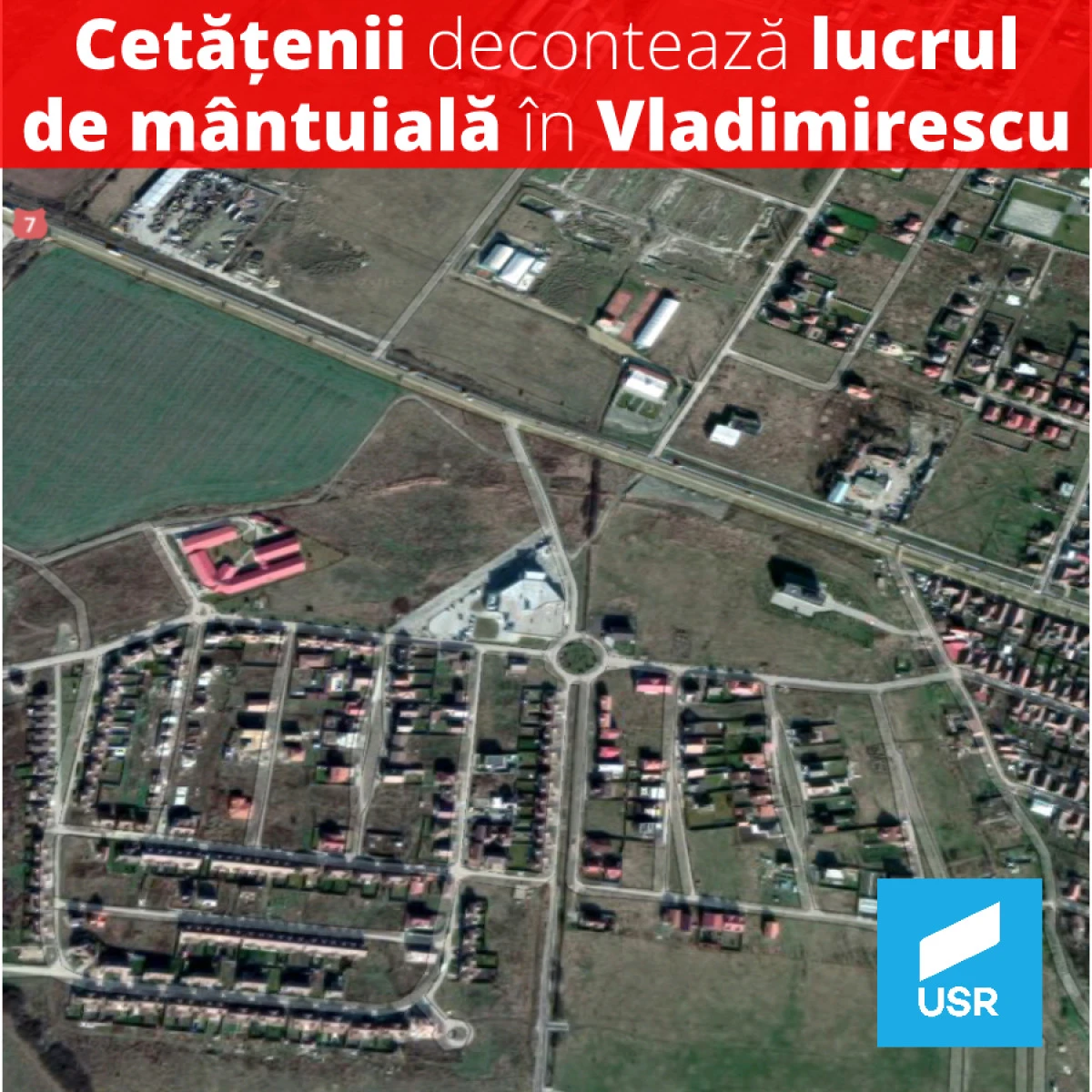USR Arad: ”Lucrul de mântuială, decontat de locuitorii din Vladimirescu”