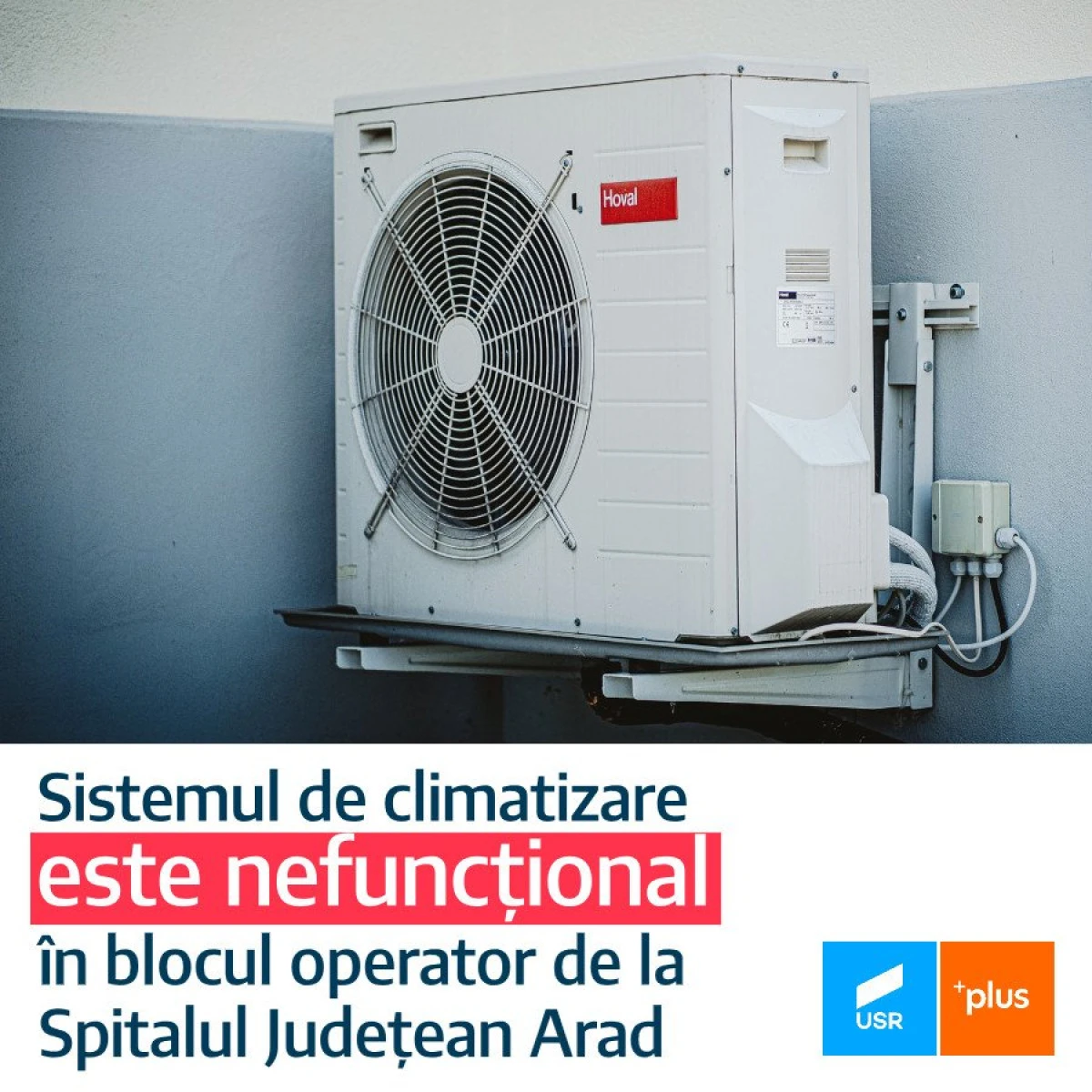 USR Arad: Solicităm remedierea situației de la Spitalul Județean