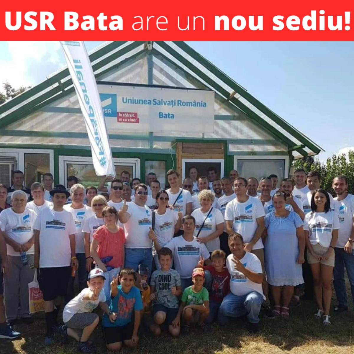 USR are un sediu nou pe valea Mureșului, la Bata