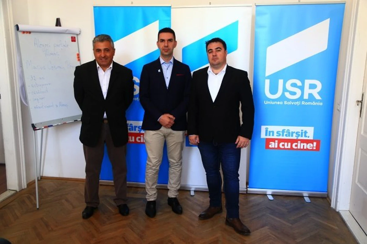 USR își prezintă candidatul la primăria comunei Almaș