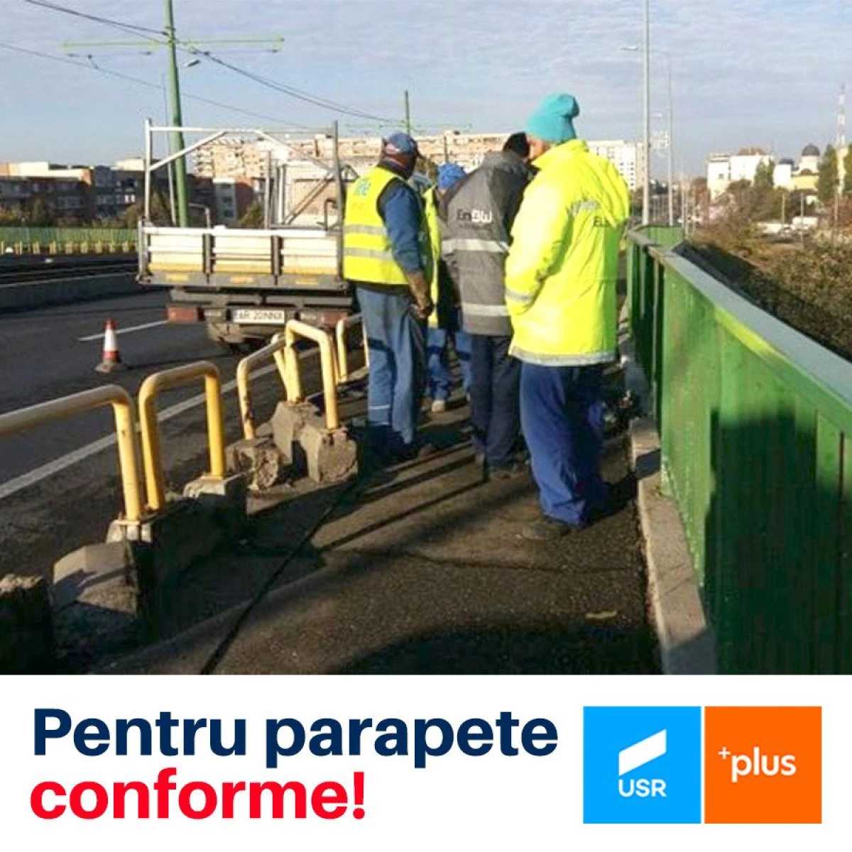 USR PLUS cere montarea unor parapete conforme