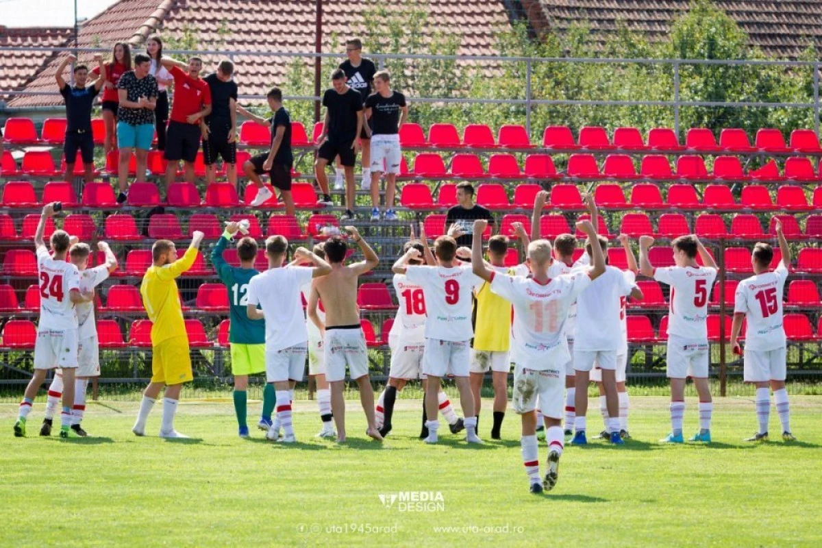 UTA a câştigat derby-ul arădean cu Viitorul, din Liga Elitelor U16