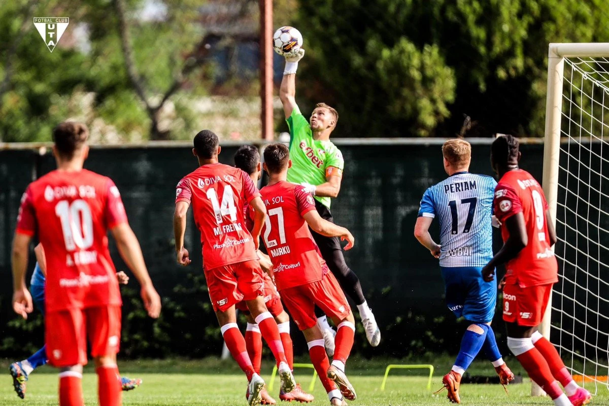 UTA a făcut scor și cu divizionara terță Avântul Periam. Puștiul Raul Stanciu, gol la debut