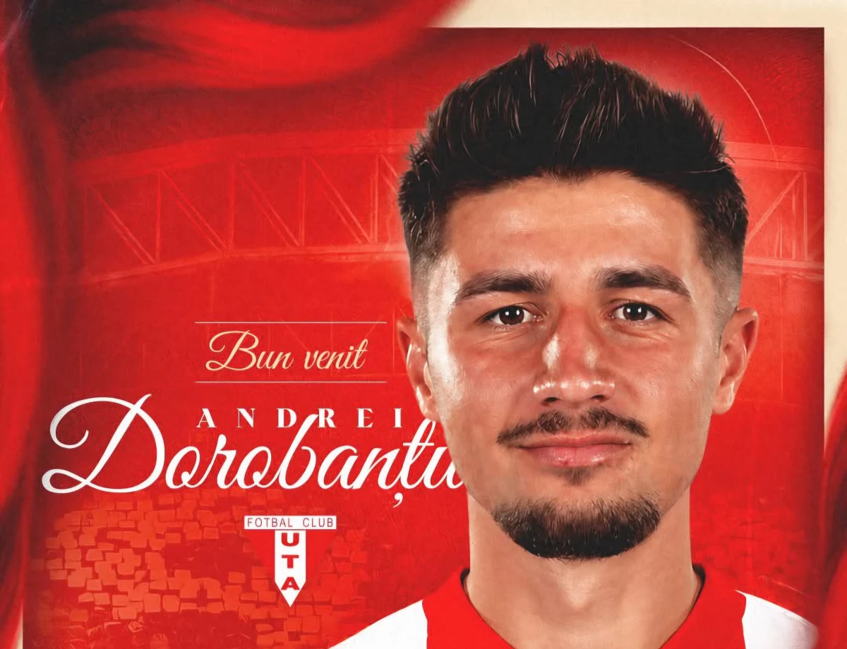 UTA a transferat un internațional de tineret. Andrei Dorobanțu a semnat cu echipa arădeană