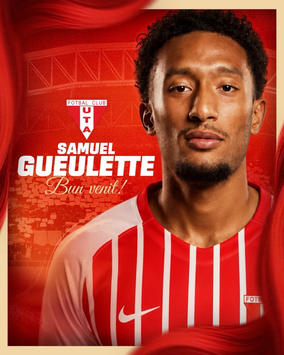 UTA Arad a oficializat transferul lui Samuel Gueulette