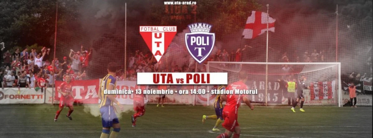 UTA BD şi ASU Poli se înfruntă, duminică, în noul derby al vestului