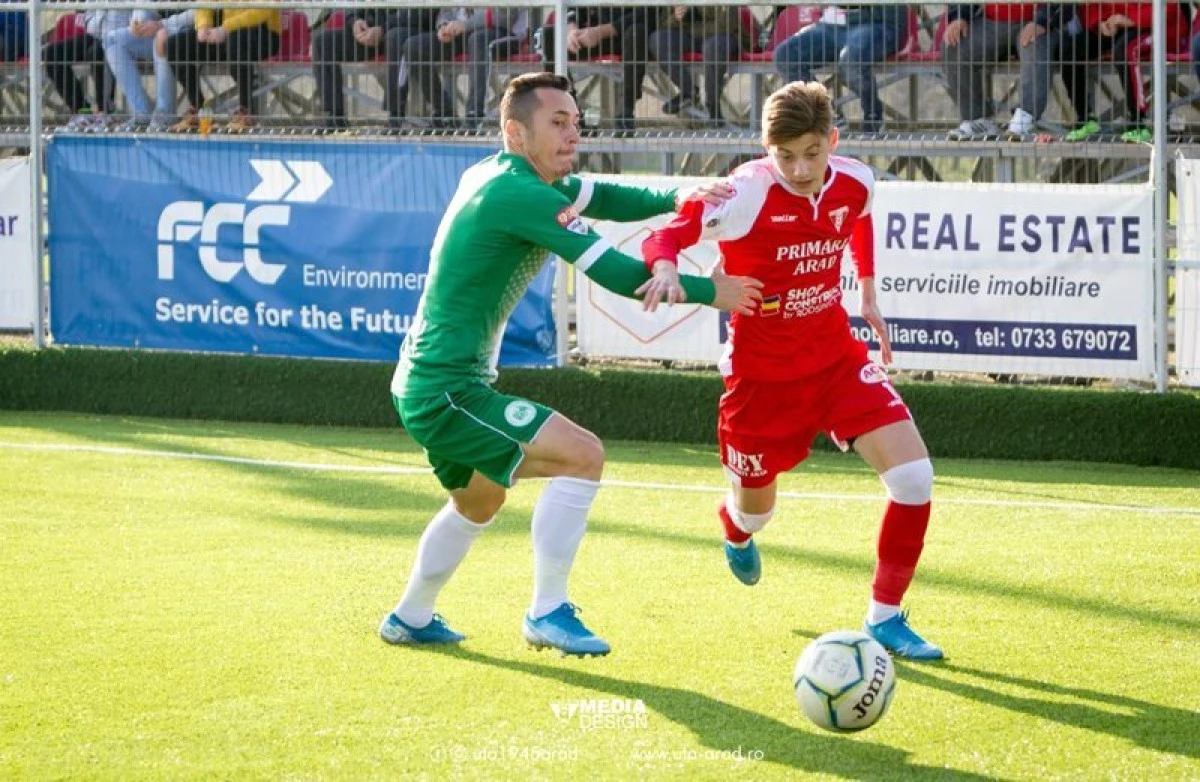 UTA câştigă clar amicalul cu Pecica, hatrick reuşit de Oroian