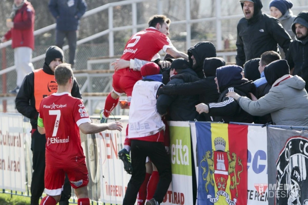 UTA câștigă cu Afumați și ia o gură de oxigen în Liga a II-a