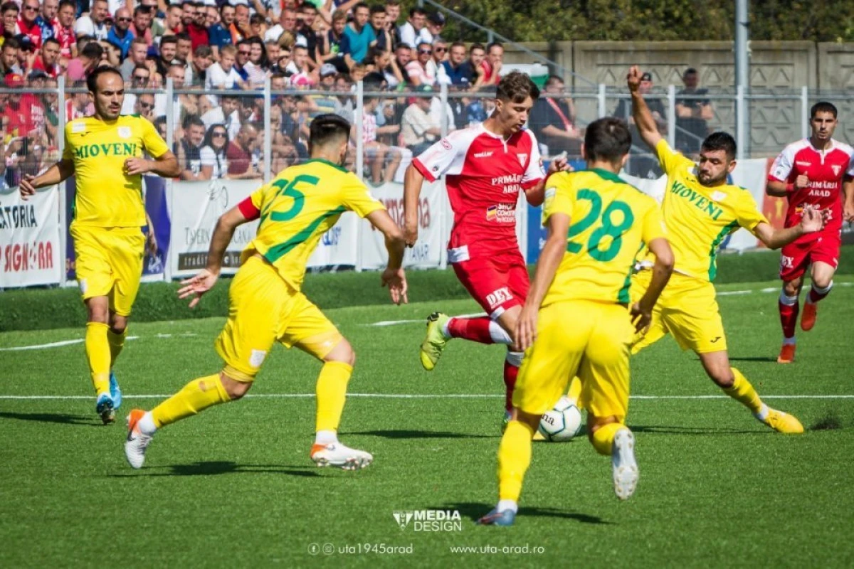 UTA deschide etapa a treia a play-off-ului, cu deplasarea de la Mioveni