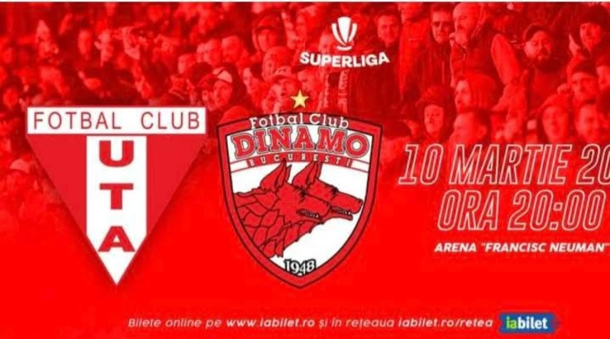 UTA - Dinamo, meci de risc maxim! Sute de fani ai "câinilor" vin la Arad!