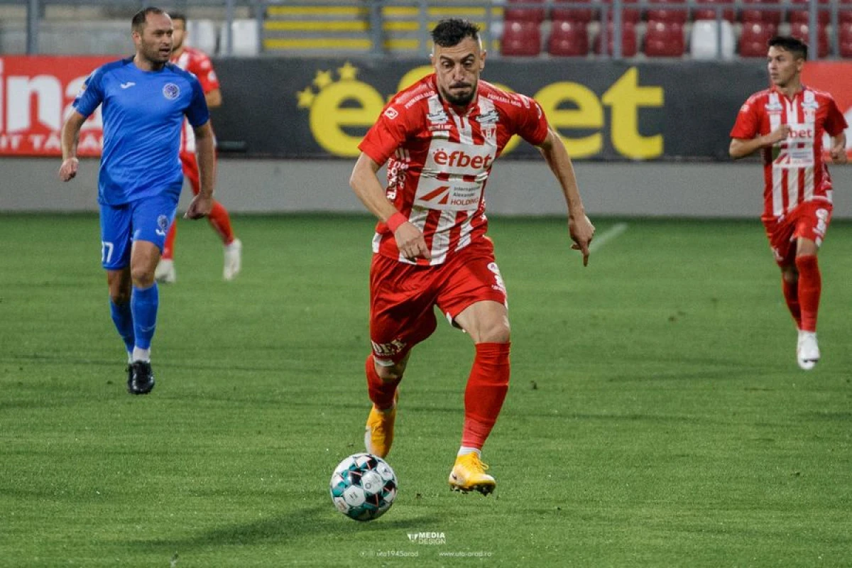 UTA-ei îi lipsesc cu CSU Craiova trei jucători de bază, toţi suspendaţi!