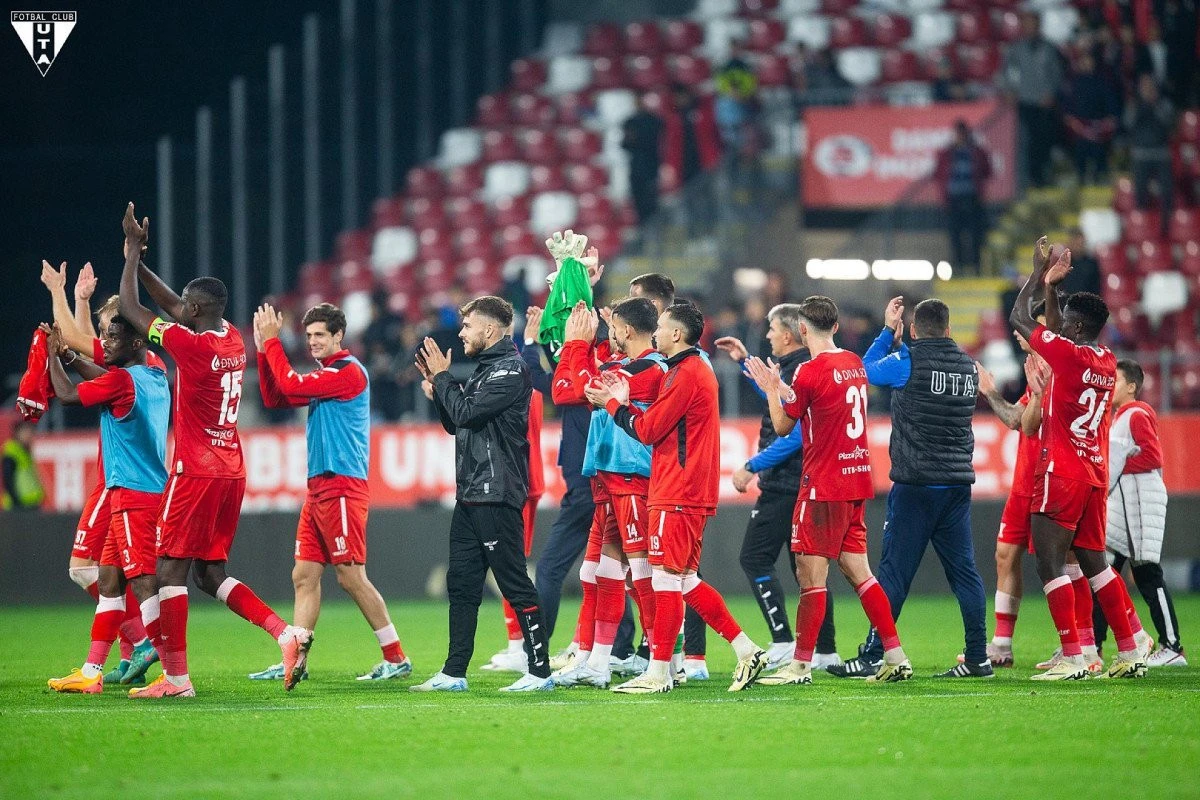 UTA este la mijlocul ierarhiei din SuperLiga, Rapidul tot mai aproape de play-out!