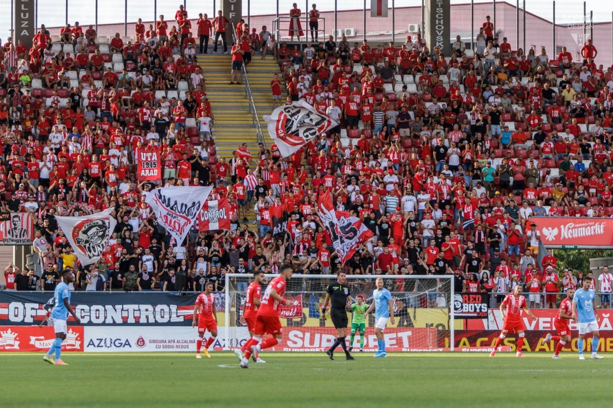 UTA - FK Kolubara, primul meci internaţional al "roş-albilor" pe "Francisc Neuman"!
