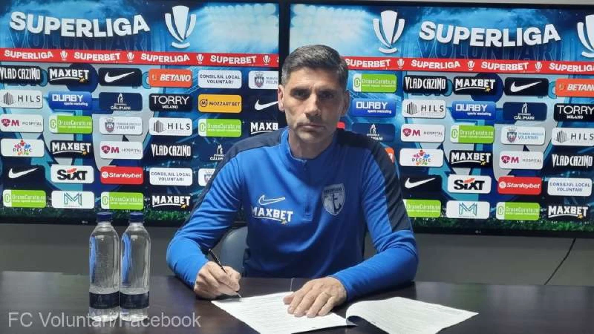 UTA îl va înfrunta din nou pe Florin Pîrvu, dar acum în calitate de antrenor al Voluntariului