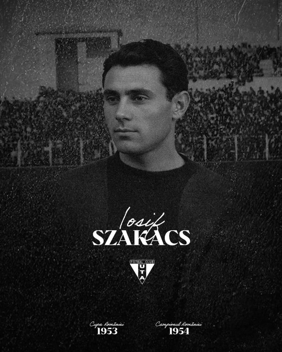 UTA în doliu. A murit Iosif Szakacs, campion al României și câștigător al Cupei cu roș-albii