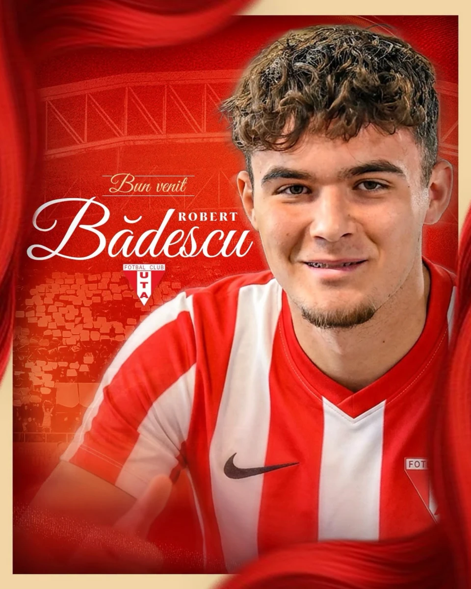 UTA l-a transferat definitiv pe Robert Bădescu, de la Rapid