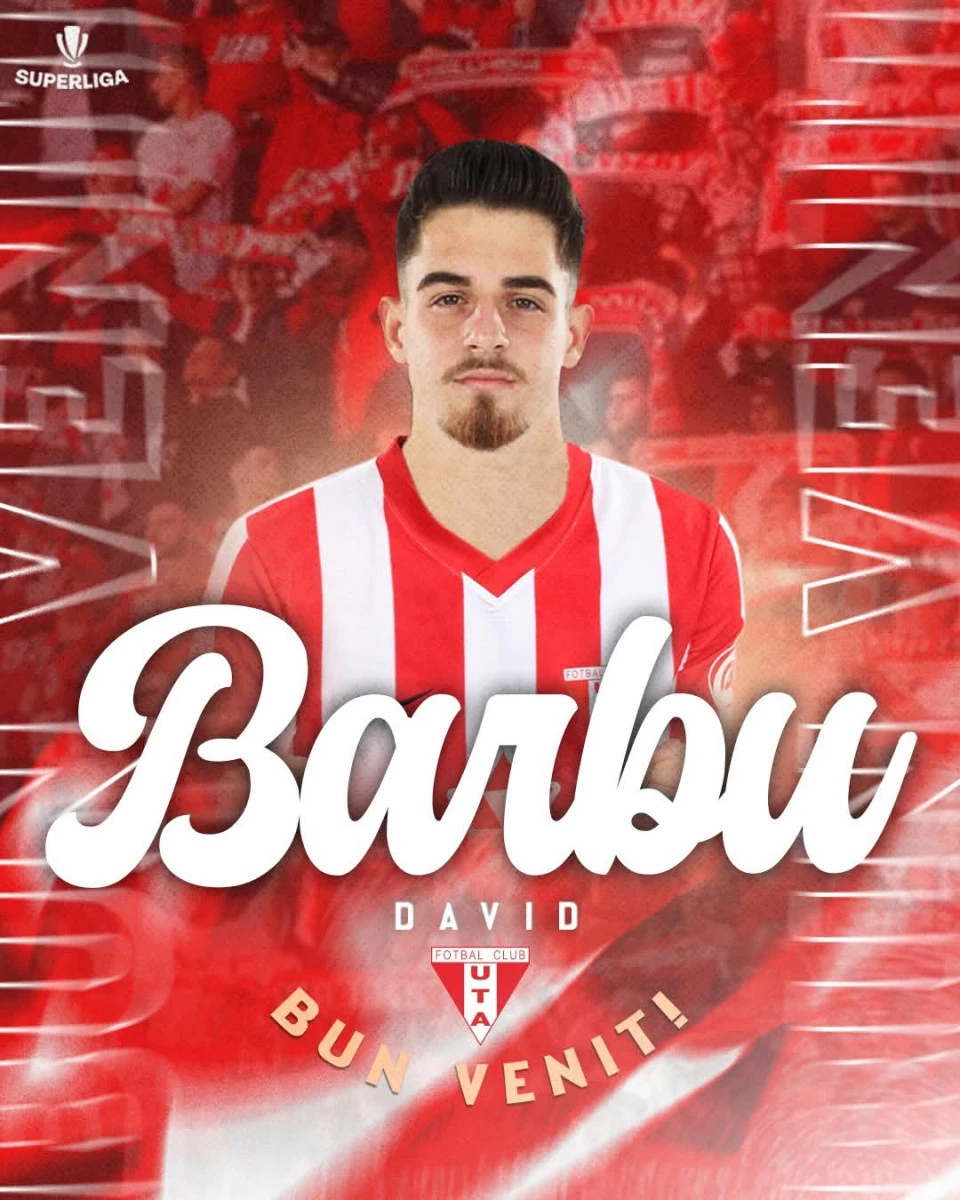 UTA l-a transferat pe David Barbu, de la Universitatea Craiova