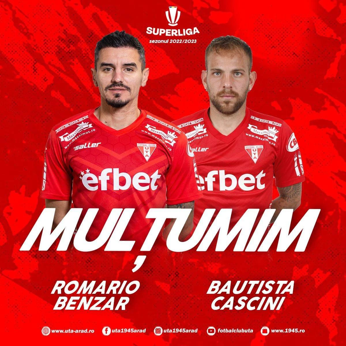 UTA oficializează două plecări chiar înainte de returul barajului!