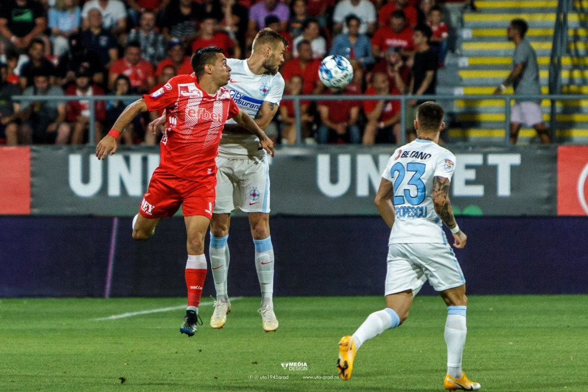UTA rămâne neînvinsă, dar poate ieşi din zona play-off! CFR Cluj e lider solitar în Liga 1