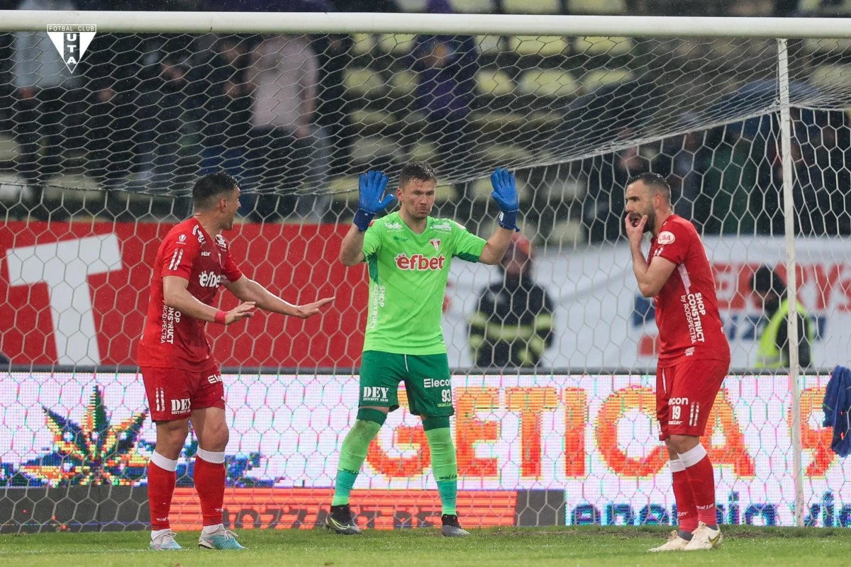 UTA ratează incredibil victoria în Trivale! Argeșul a avut trei penalty-uri, ultimul dictat după minutul 100!