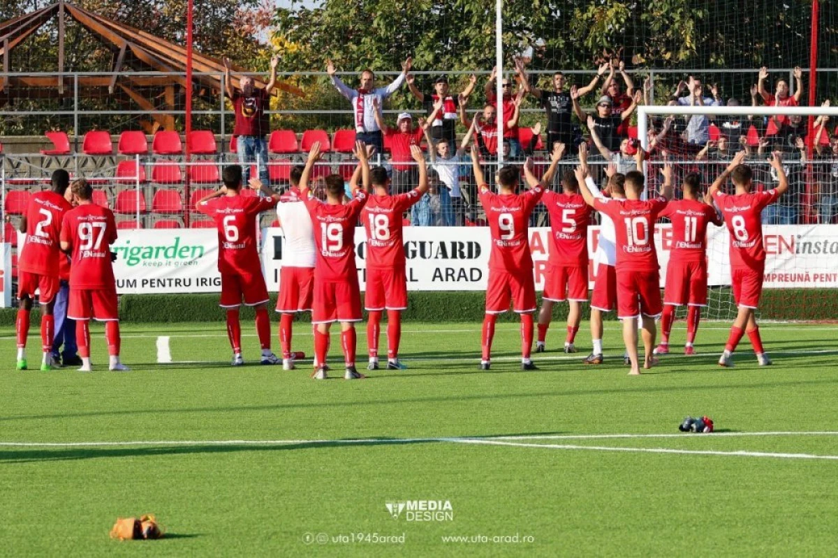 UTA se apropie de plutonul fruntaş al Ligii a II-a
