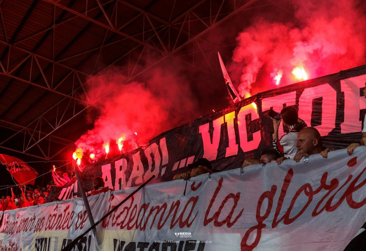 UTA se numără printre cluburile amendate de FRF, după meciul cu FCSB
