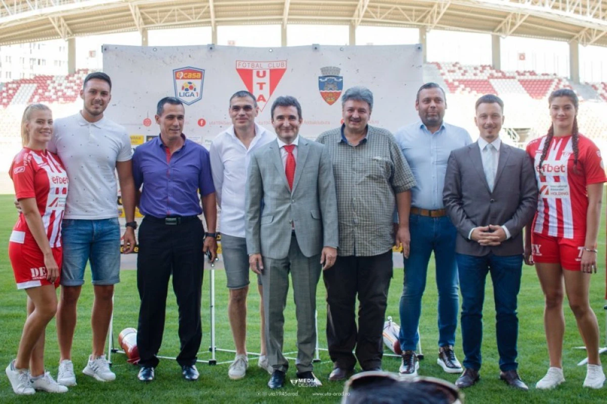 UTA şi-a prezentat oficial sponsorii, iar primarul Bibarţ promite o finanţare egală cu cea de anul trecut (FOTO)
