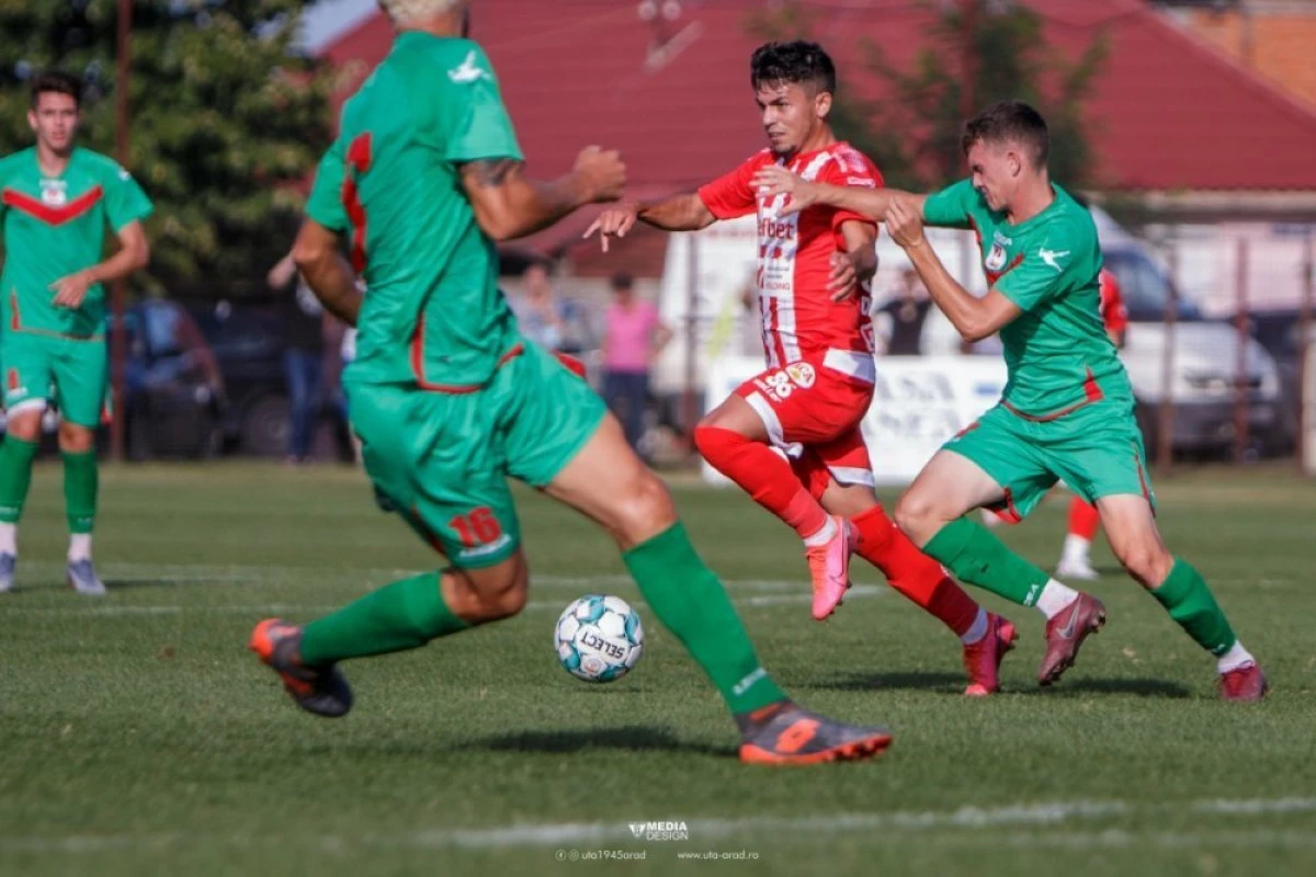 UTA şi-a regăsit pofta de gol în amicalul cu Cermeiul: le-a dat opt "sămădăilor"!