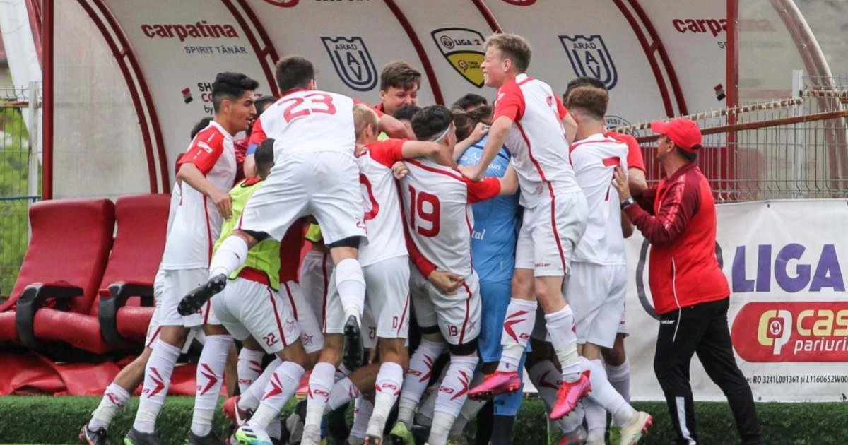 UTA spulberă FCSB şi este mare favorită la calificarea în finala Ligii Elitelor U17!