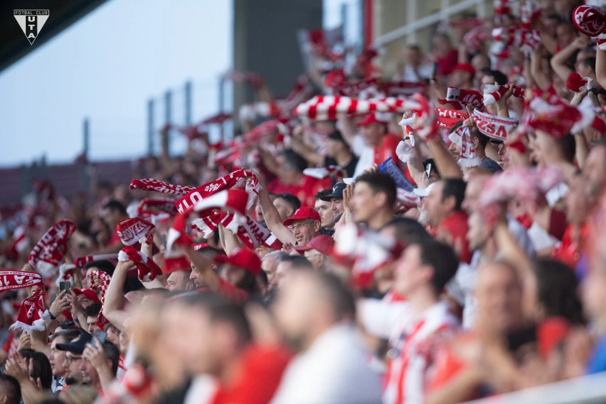 Utiștii au prins careul de ași din SuperLiga! Doar trei echipe au avut mai mulți fani, la meciurile de acasă