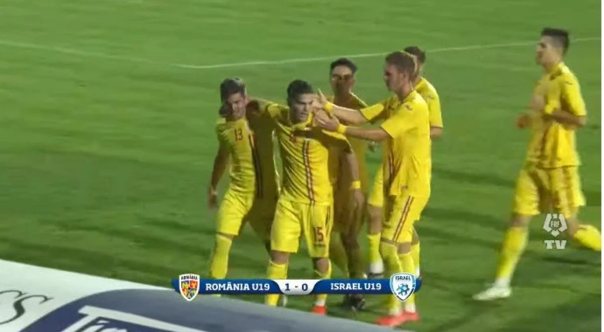 Utistul Negoescu a marcat golul victoriei României U19 cu Israelul!