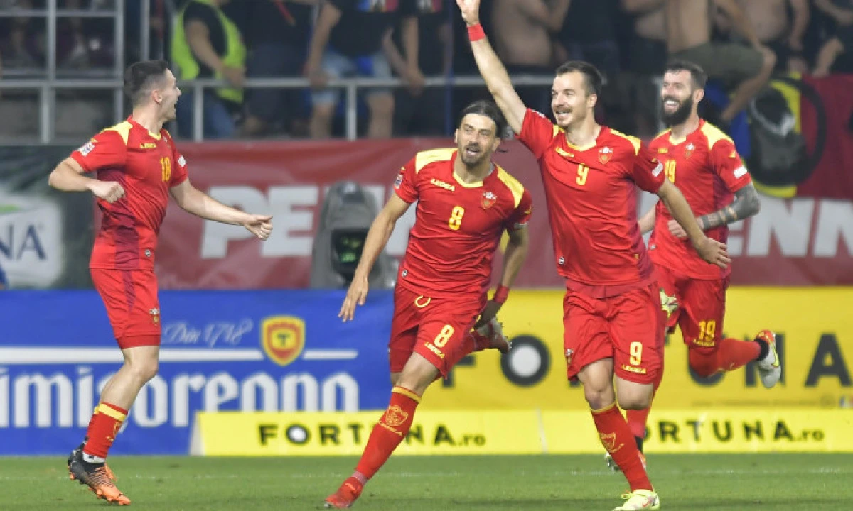 Utistul Vukcevic a jucat o repriză în eşecul ruşinos al României cu Muntenegru, din Liga Naţiunilor