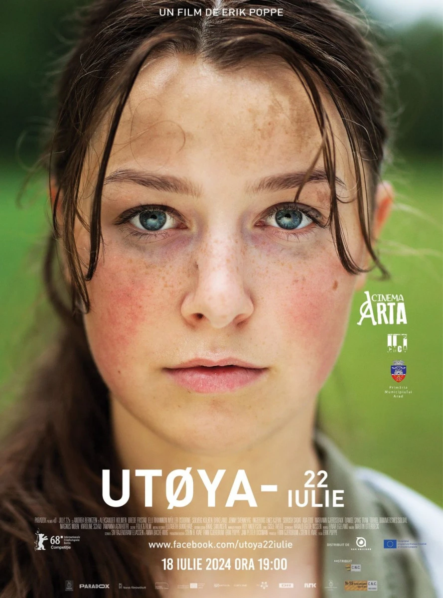 „Utoya – 22 iulie“- proiecție-tribut, la Cinematograful „Arta“ din Arad