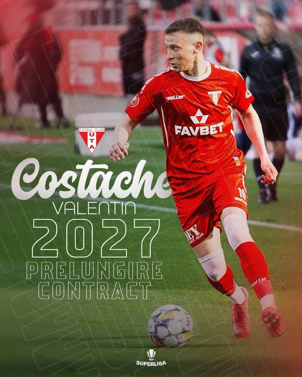Valentin Costache a semnat un nou contract cu UTA