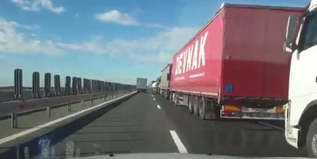 Vama Nădlac, blocată din nou