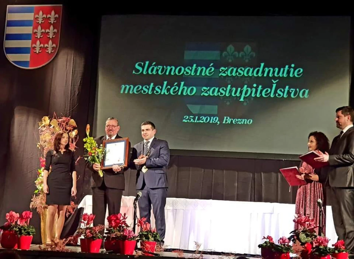 Vasile Ciceac, cetățean de onoare al orașului slovac Brezno