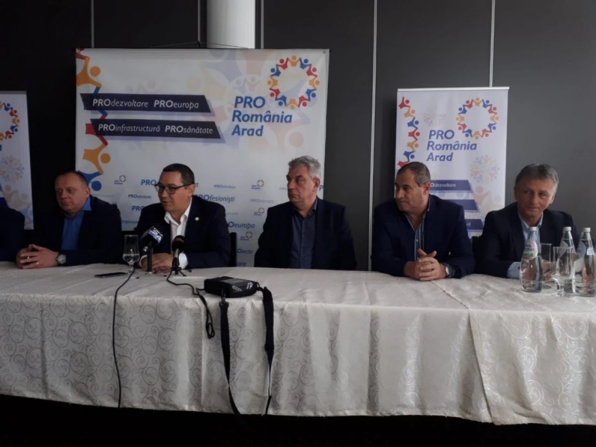 Victor Ponta, la Arad: Singura colaborare posibilă ar fi cu PSD, dar numai dacă scapă de actuala conducere