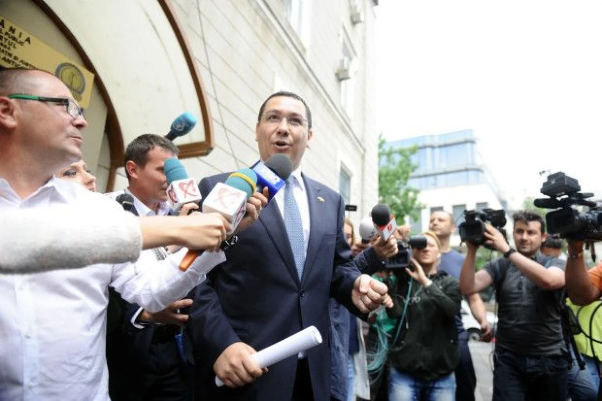 VICTOR PONTA S-A PREZENTAT LA DNA, PENTRU A DA DECLARATII IN DOSARUL ROVINARI - TURCENI