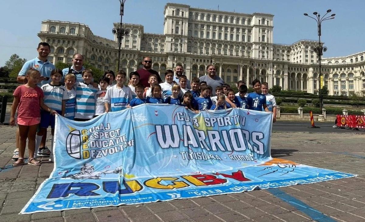 Viitorul rugby-ului arădean sună bine: Warrios CSU este vicecampioană națională la copii sub 8 ani!