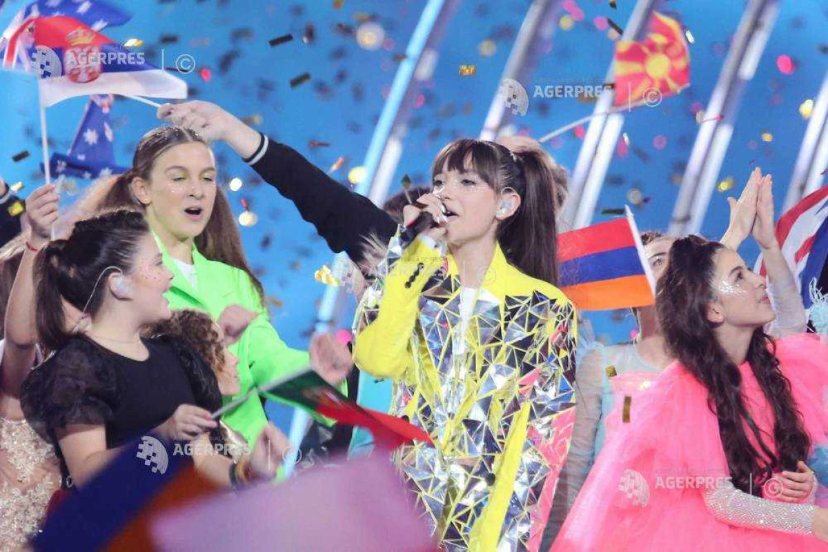 Viki Gabor din Polonia, câştigătoarea celei de-a 17-a ediţii a concursului Eurovision Junior