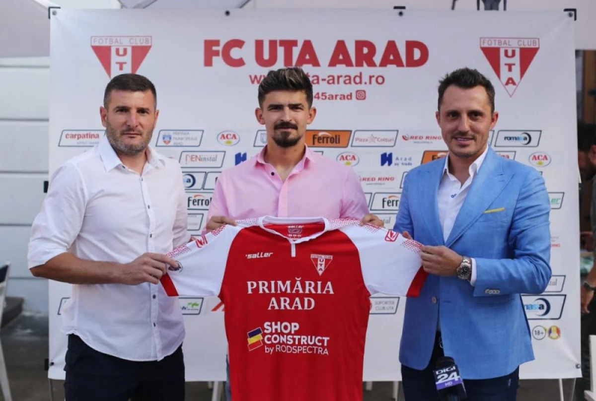 Vlad Morar este noul atacant al UTA-ei: "Mă bucur să fac parte din acest proiect"