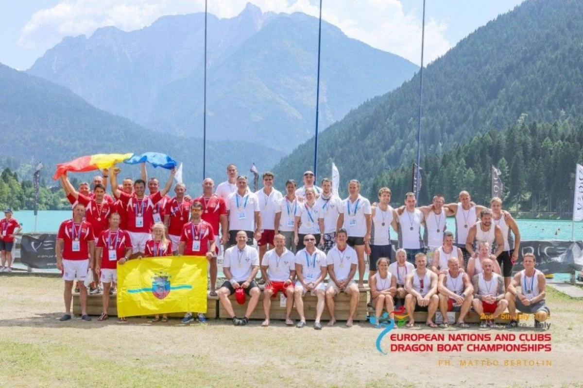 VOINTA ARAD A URCAT PE PODIUM LA CAMPIONATUL EUROPEAN DE BARCI DRAGON