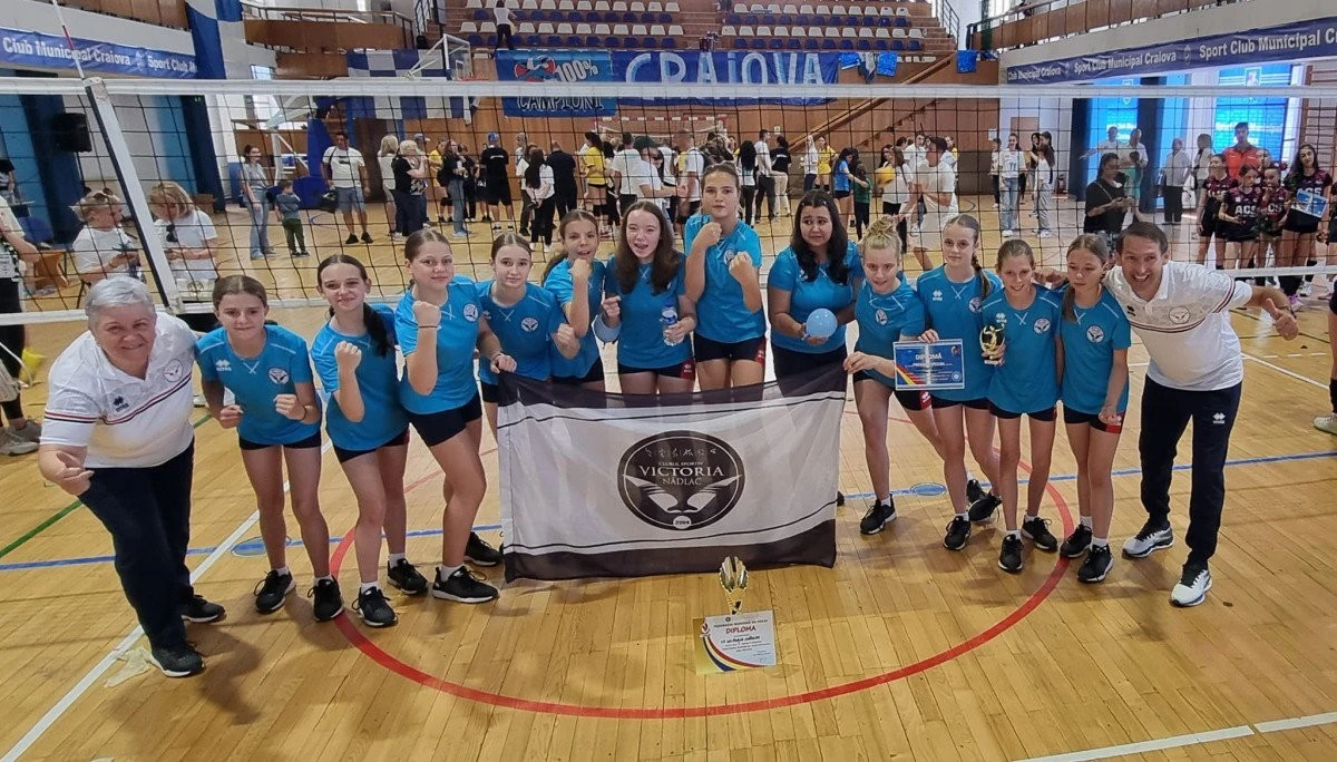 Voleibalistele de la Victoria Nădlac au prins Top 5 pe plan intern, la categoria sub 13 ani!